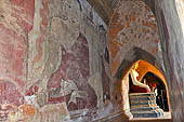 Bagan Myanmar. Circumambulatory corridor of the Sulamani temple. 